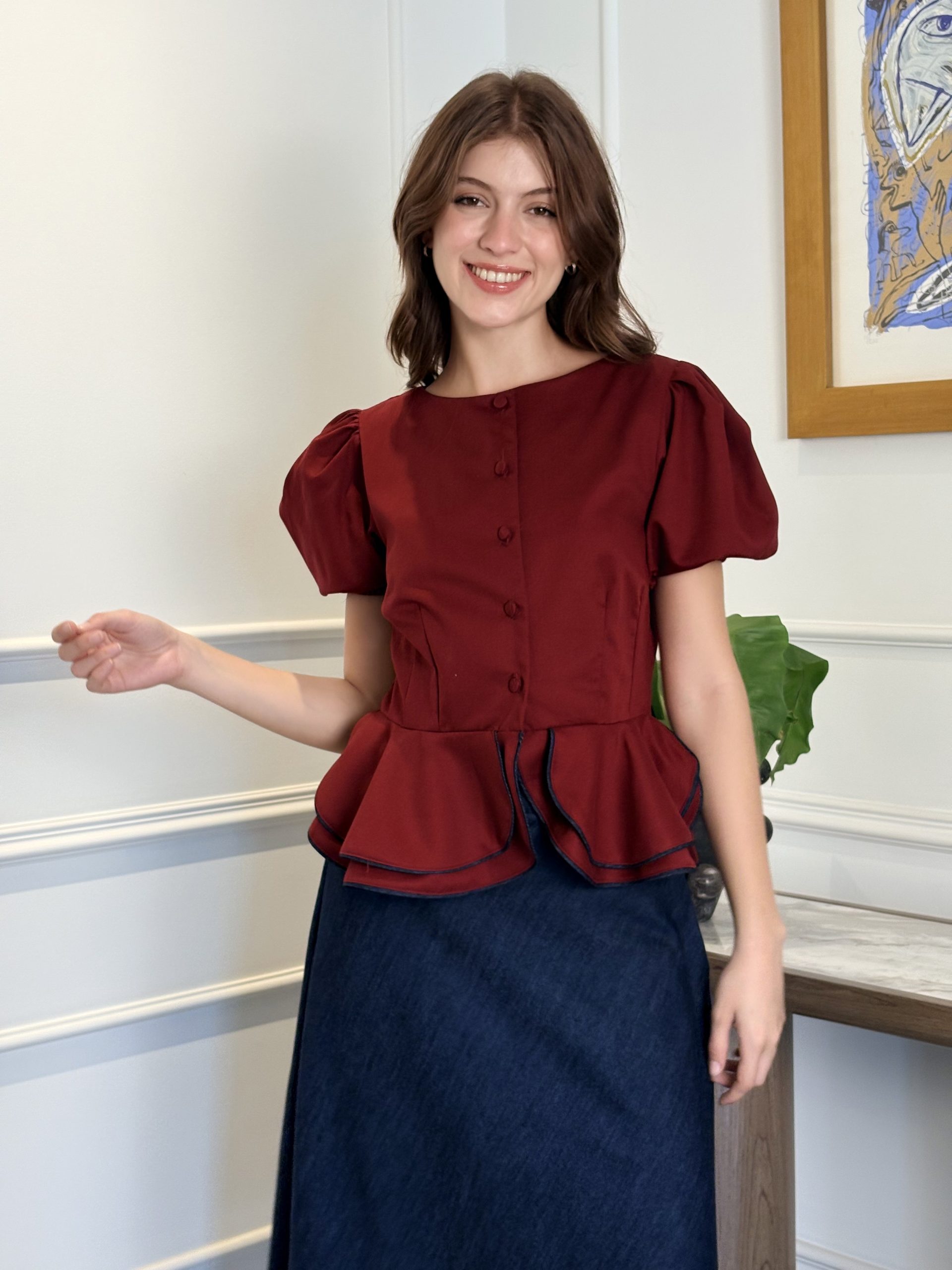Jacket Veta Burgundy
