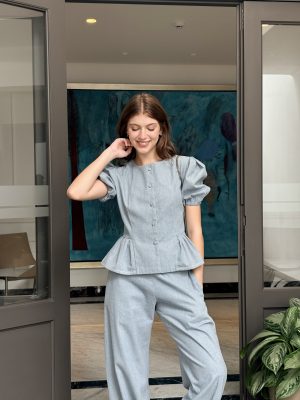 Jacket Clara Denim celeste